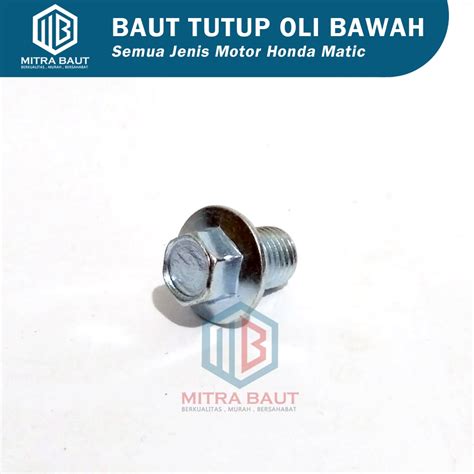 Jual Baut Tap Oli Honda Matic Baut Tutup Oli Bawah Honda Matic