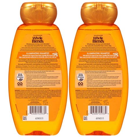 Buy Garnier Whole Blends Illuminating Shampoo With Moroccan Argan And