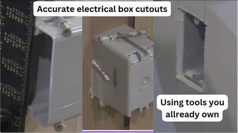 Accurate Electrical Box Cutouts Youtube