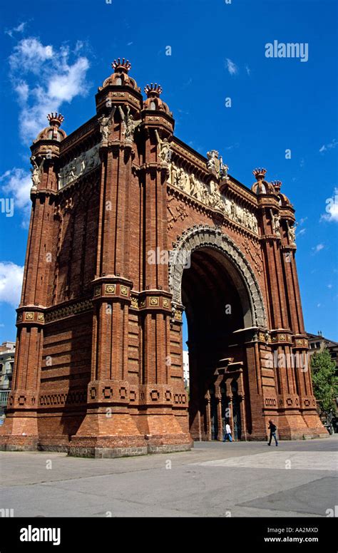 Arc De Triomf Passeig Lluis Companys Barcelona Espa A Fotograf A De