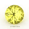 Art Masters Gems Calibrated 0 5 Ct Round Canary Yellow Sapphire Created