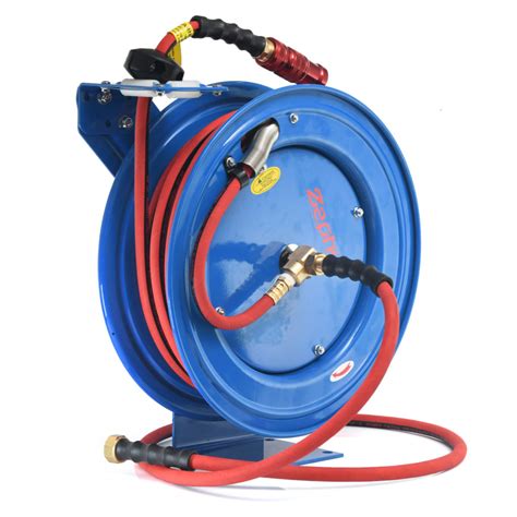 » Heavy-Duty Auto-Retractable Steam Hose Reel