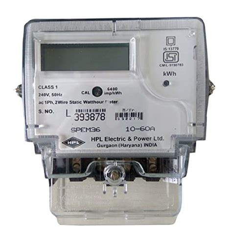 Hpl Single Phase Energy Meter For Electrical Fitting V At