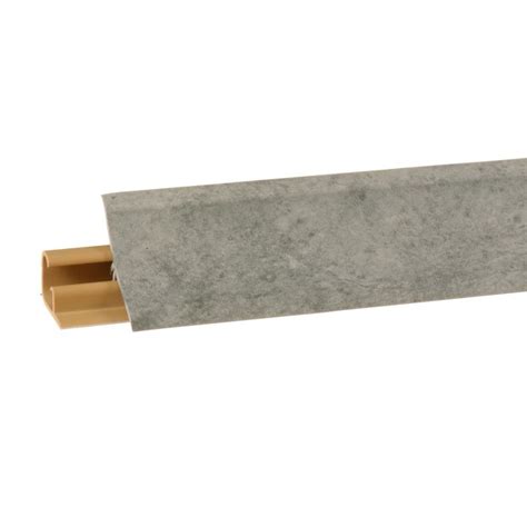 Плинтус для столешницы узкий lb23 korner бетон 6016 (акс. 6016, 611) 3 ...