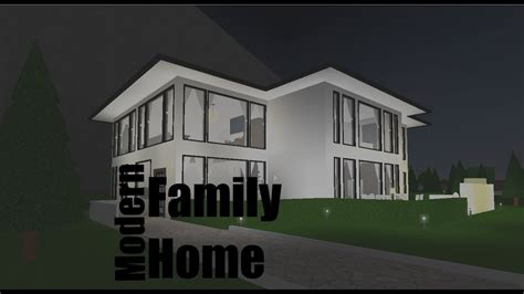 Roblox Bloxburg: NewModern Family House 91k YouTube