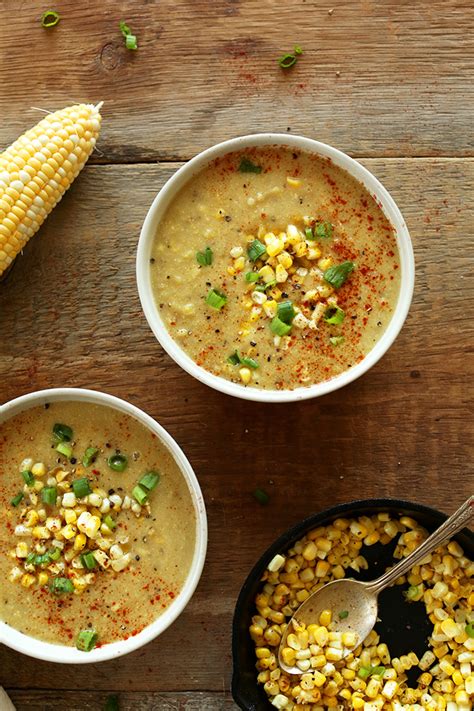 Vegan Corn Chowder Soup Minimalist Baker Recipes