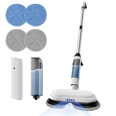 Amazon Idoo Electric Mop Upgraded Floor Scrubber Electric Spin