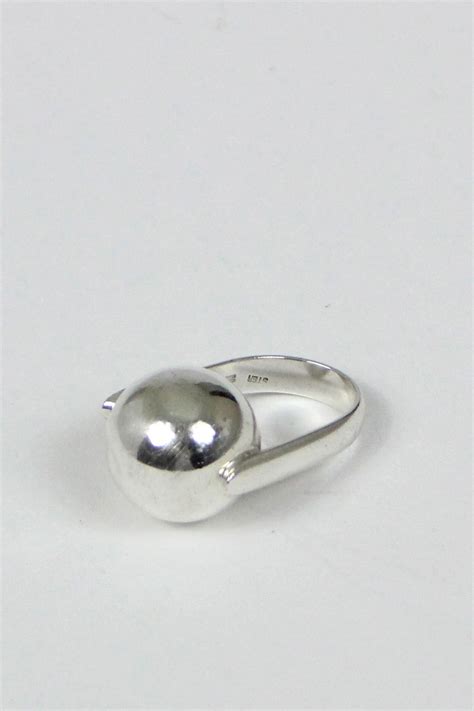 BALL RING | Silver jewelry handmade, Metal jewerly, Modernist jewelry