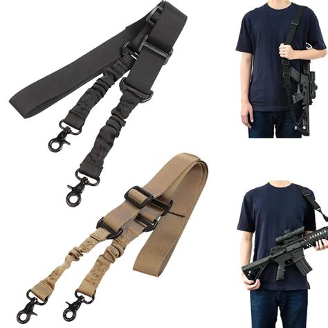 2 Points Rifle Gun Sling Airsoft Traditional Adjustable Slings Cord