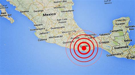 Forte Scossa Di Terremoto In Messico Nello Stato Di Oaxaca Magnitudo