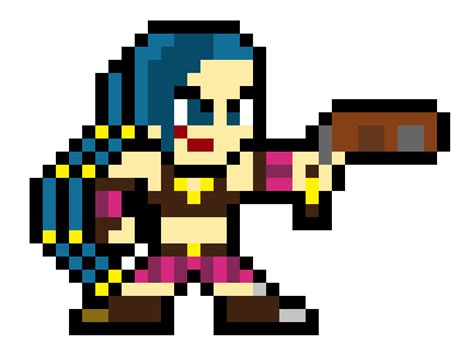 Jinx Pixel Art By Nikkomarston On Deviantart