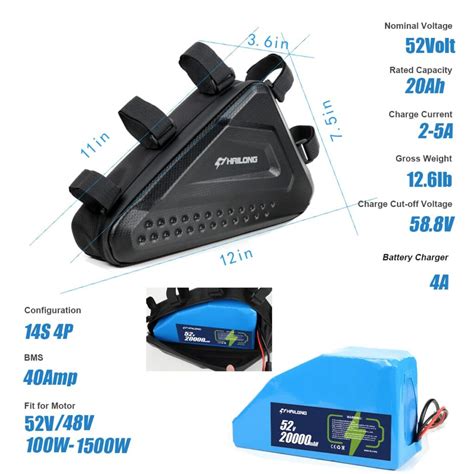 Hailong Triangle Electric Bike Battery Pack HAILONG