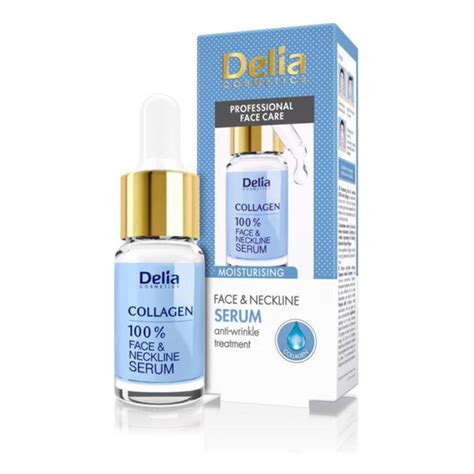 DELIA COSMETICS 100 COLLAGEN Serum Do Twarzy Szyi I Dekoltu