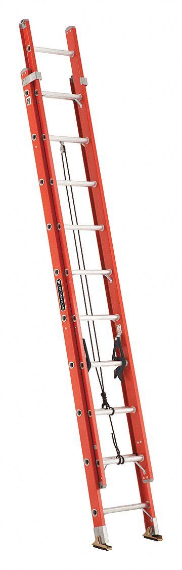 Louisville 20 Ft Industry Ladder Size 17 Ft Extended Ladder Ht Extension Ladder 39rl11 L