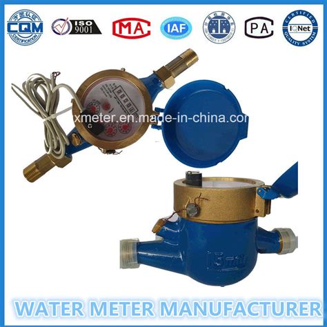 Dry Reed Pipe Pulse Output Water Meter China Pulse Output Water Meter