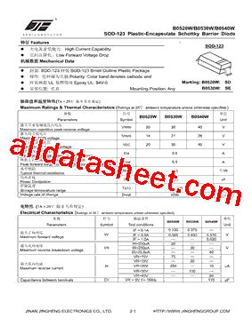 B W Datasheet Pdf Jinan Jingheng Group Co Ltd