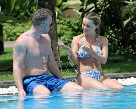 Ola Jordan Sizzles In Tiny Bikini On Holiday With James Jordan Who Can T Keep His Eyes Off Her
