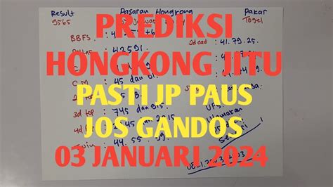 Prediksi Pasaran Hongkong Hari Ini Rabu Tgl Januari Angka