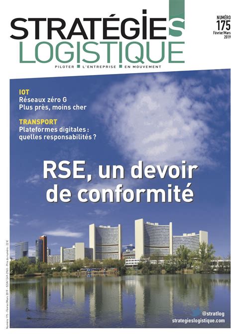 Strat Gies Logistique N F Vrier Mars Rse Quoi Sert Le