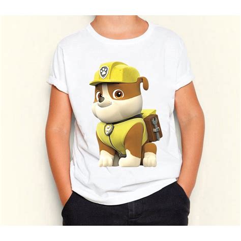 Camisa Patrulha Canina Rubble Shopee Brasil