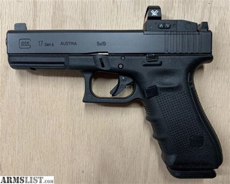 Armslist For Sale Glock 17 Mos Gen 4 Wvortex Venom Red Dot