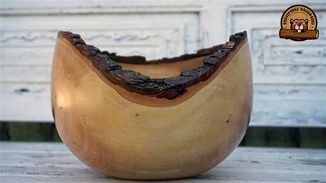 Woodturning Natural Edge Bowl Youtube