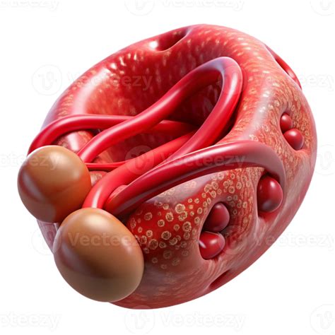 elegant classic Nanotech Enhanced Blood Vessel Isolated original