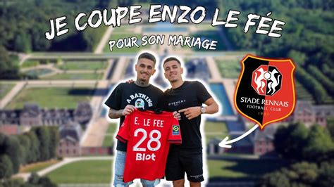 Je Coupe Enzo Le FÉe Pour Son Mariage Youtube