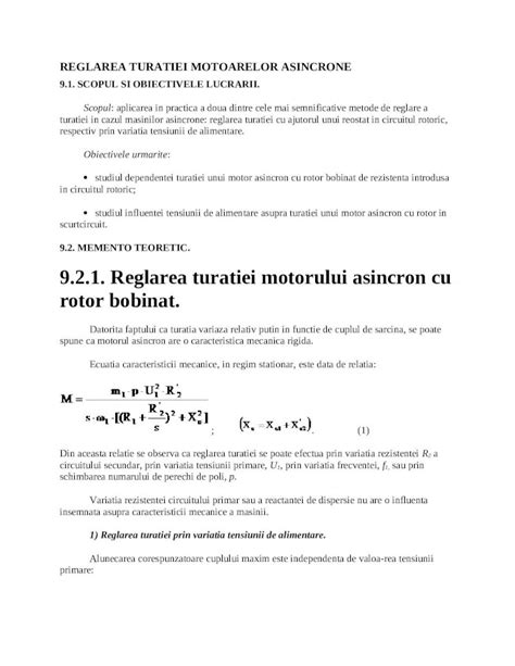 Doc Reglarea Turatiei Motoarelor Asincrone Dokumen Tips