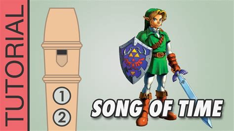 Zelda Song Of Time Recorder Notes Tutorial YouTube