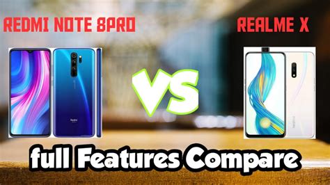 Redmi Note Pro Vs Realme X Compare Features Youtube