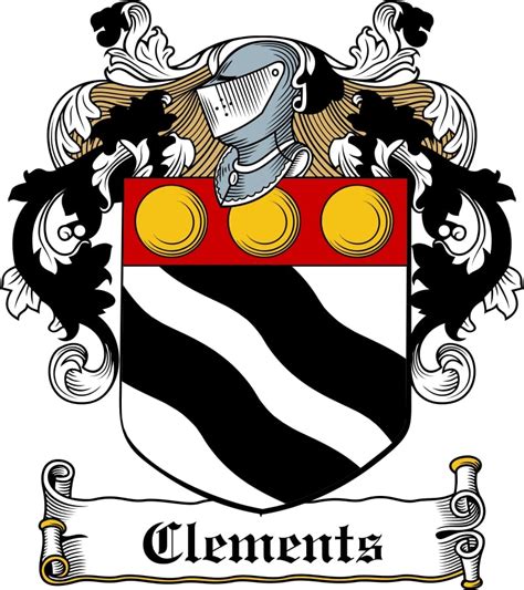 Clements Family Crest / Irish Coat of Arms Image Download - Tradebit