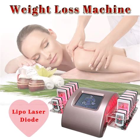 Máquina De Pérdida De Peso De Diodo Láser Lipo Almohadillas Lipolaser