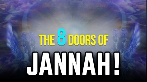 8 Doors Of Jannah 🌸 Heaven Related Names 🌸 Jannat Ke Darwazon Ke Naam