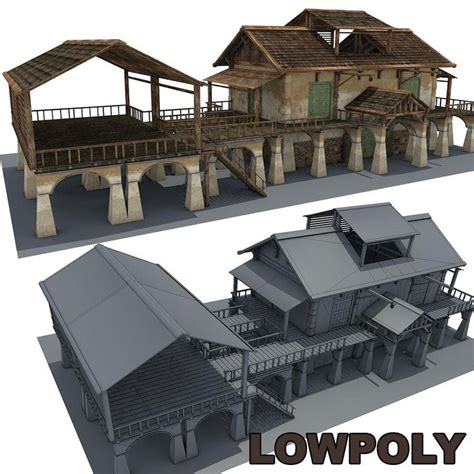 Hayloft 7 3D Model #AD ,#Hayloft#Model | Farm buildings, 3d model, Flyer design layout