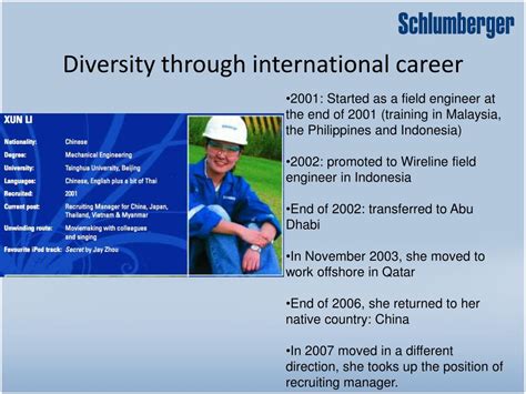 Ppt Schlumberger An Historic Diversity Powerpoint Presentation Free