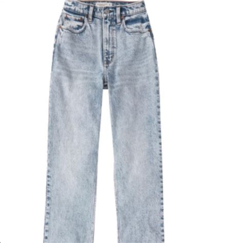 S Ultra High Rise Acid Wash Straight Jeans Straight Jeans Pants