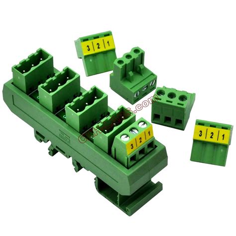 Electronics Salon Din Rail Mount Position A V Screw Terminal