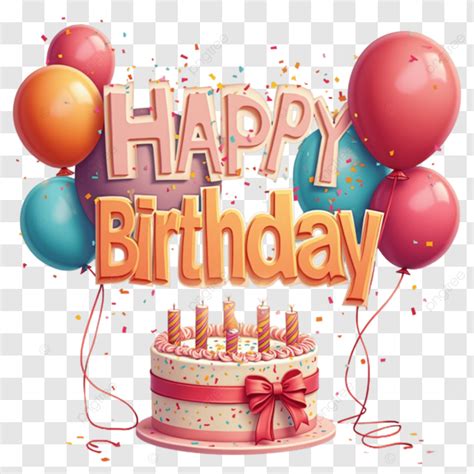 happy birthday celebration  colorful balloons  cake cake happy