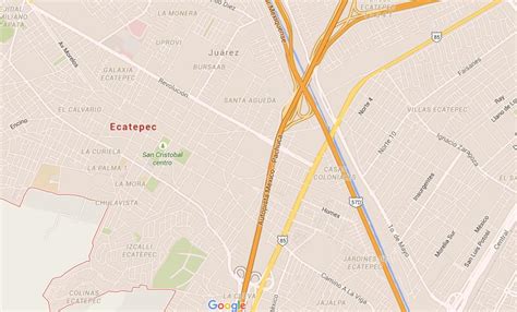 Map of Ecatepec