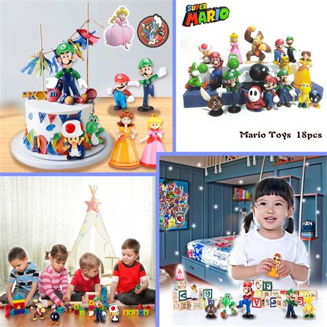 Super Mario Mini Toys For Boysmario Bros Series Action Figures Toys