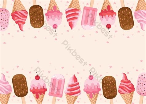 Beautiful Ice Cream Romantic Elegant Background Backgrounds | PSD Free ...