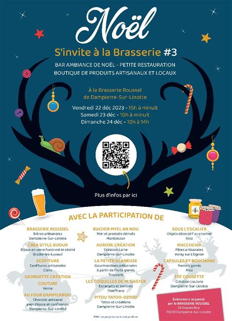 No L S Invite La Brasserie Roussel Dampierre Sur Linotte Soir Es