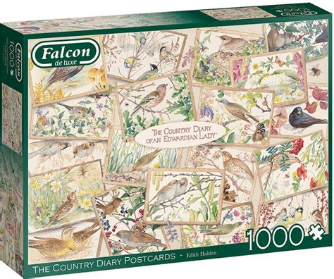 Falcon De Luxe Legpuzzel The Country Diary Postcards 1000 Stukjes