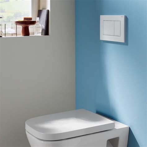 Geberit Sigma Dual Flush Plate Matt White Geberit