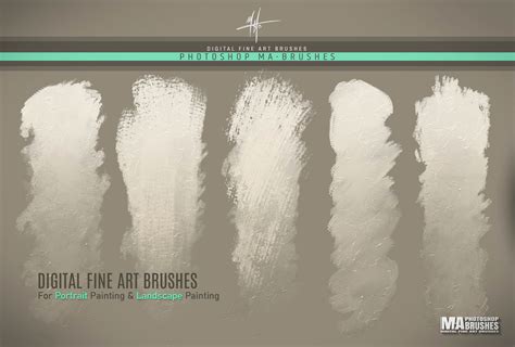 ArtStation Photoshop Oil Brushes Painting Texture Brush Pack Atelier