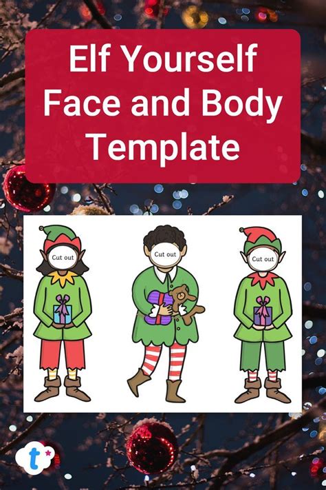 Elf Yourself Craft Template Cut Out Twinkl Teaching Resources Elf