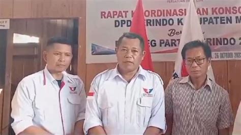 Konsolidasi DPD Partai Perindo Mamasa Target Dapat Kursi DPR RI