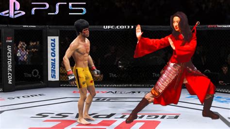 UFC4 Bruce Lee Vs Mulan EA Sports UFC 4 YouTube