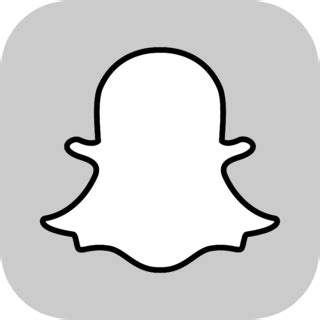 Snapchat Logo Black and White – Brands Logos